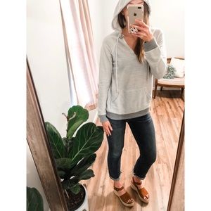 Grey Roxy Pullover Sweatshirt Hoodie